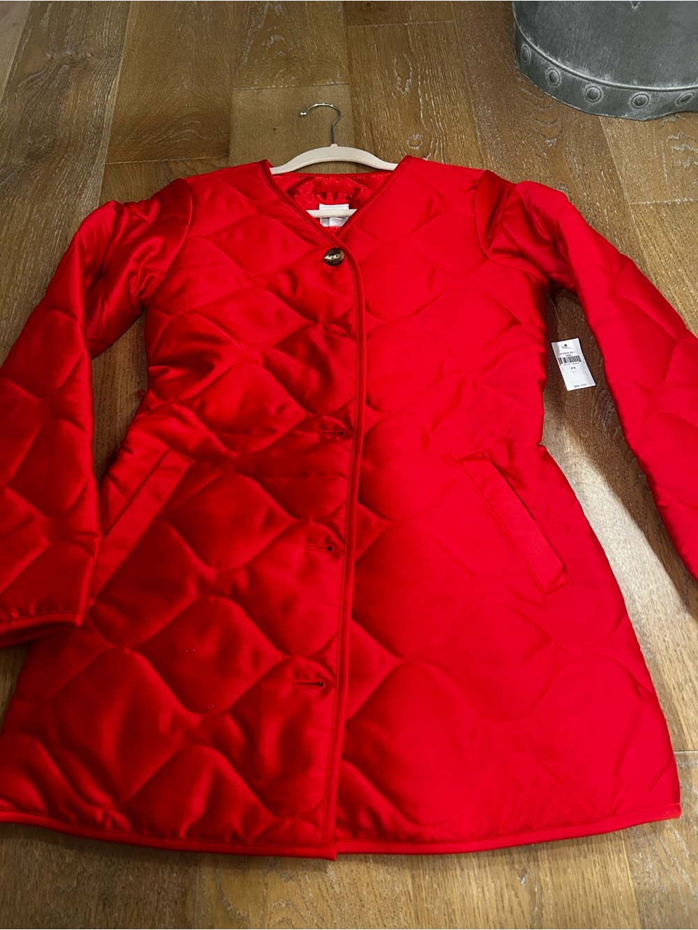 Gap Women's Quilted Red Coat